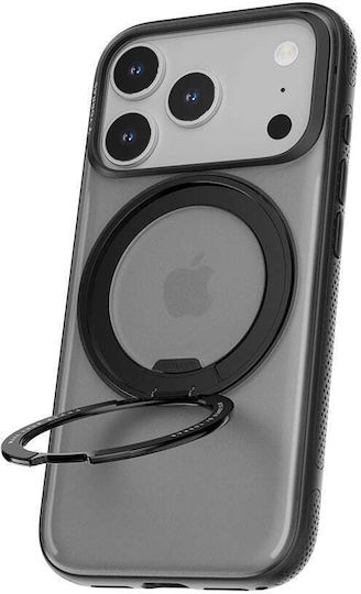 Torras Ostand R Back Cover Silicon Negru (iPhone 17 Pro Max