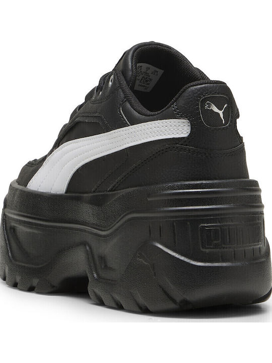 Karmen Γυναικεία Flatforms Sneakers Μαύρο Χρώμα