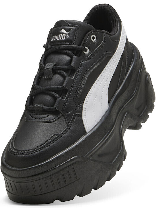 Karmen Γυναικεία Flatforms Sneakers Μαύρο Χρώμα