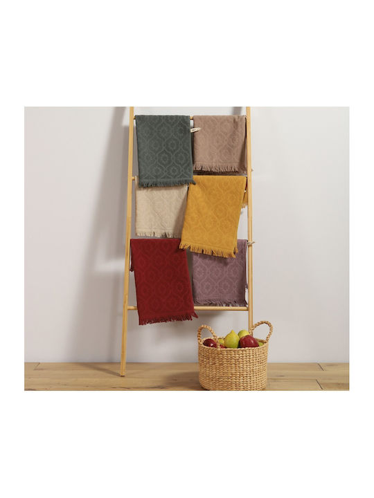 Nef-Nef Homeware Tea Towel in Green Color 50x50cm