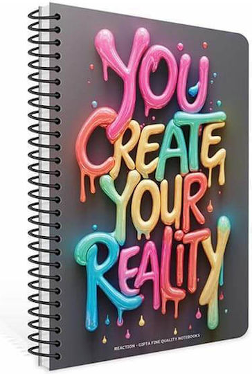 Uni Pap Spiral Notebook Ruled B5 2 Subjects 1pcs (Μiscellaneous Designs)