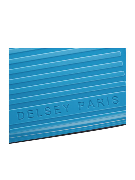 Delsey Lutece SE Βαλίτσα Ταξιδίου Καμπίνας Σκληρή Peacock με 4 Ρόδες Ύψους 55εκ.
