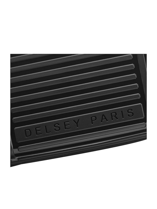 Delsey Lutece SE Large Hard Suitcase Black With 4 Wheels Height 81cm