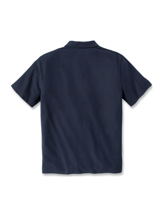 Polo Short Sleeve Blouse Navy