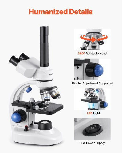 Vevor Digital Trinocular Microscope
