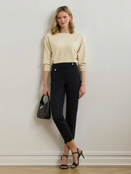 Women's Fabric Trousers Black