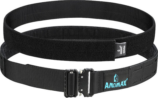 Ζώνη Επιχειρησιακή Amomax Molle Διπλή Black Xl