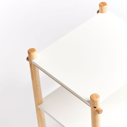 Kids Shelving Unit Z Present Kids Floor Shelving Unit White 35x35x58.5cm