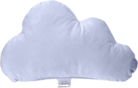 Baby Oliver Baby Oliver Nursery Decor Cradle Pillow Light Blue 45x45cm