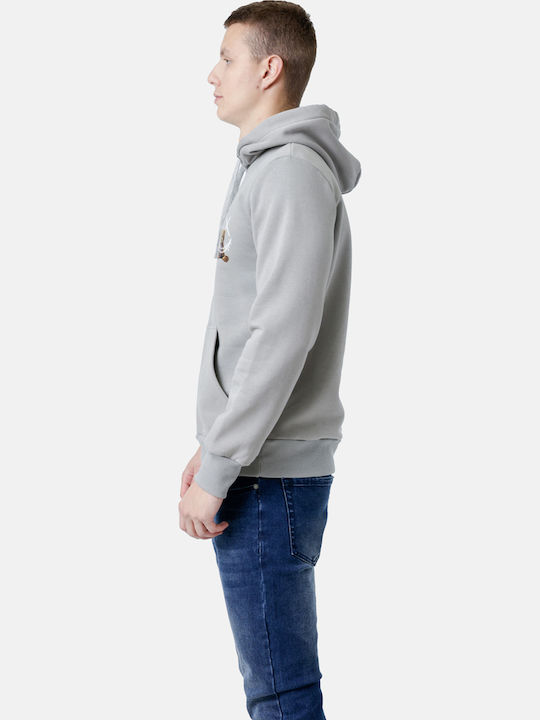 Sweatshirt with Hood Gray