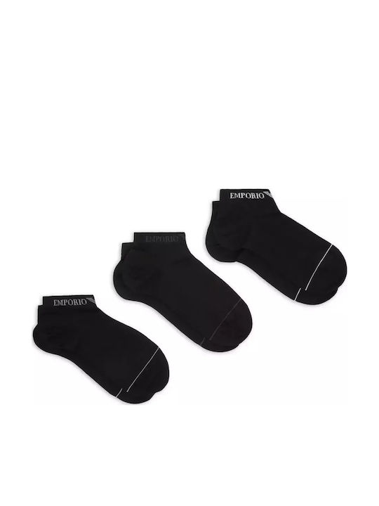 Emporio Armani Ανδρικές Κάλτσες Μαύρο 3Pack