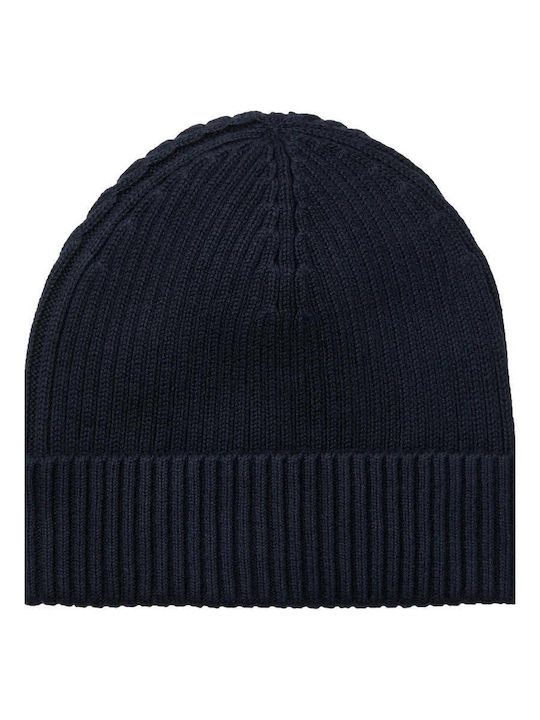 Beanie Beanie with Rib Knit in Blue color