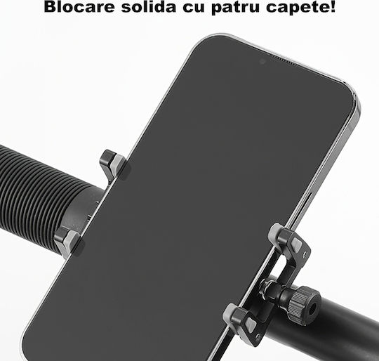 Fahrrad- und Motorrad-Handy-Halterung für Kick-Scooter Fixato Aluminium Schwarz