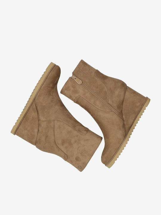 Women's Ankle Boots Platform Brown