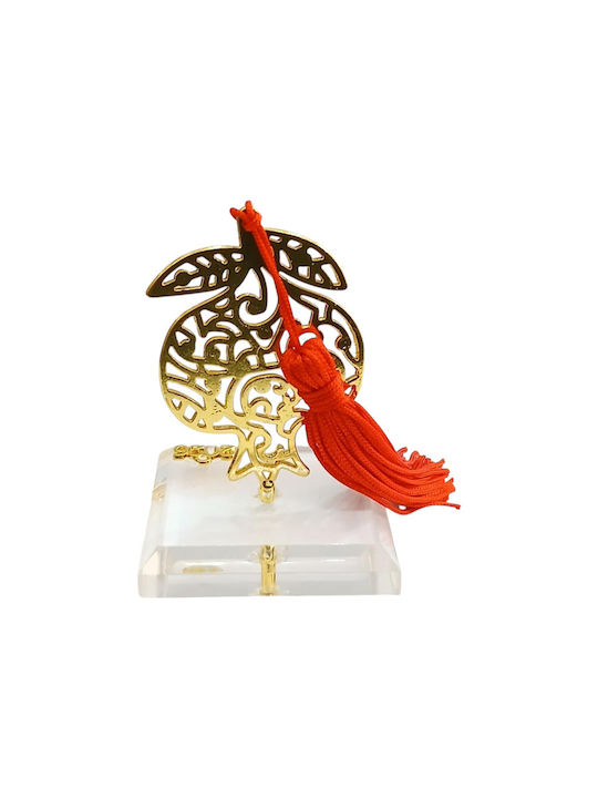 Kalliopi Silver Tabletop Lucky Charm Pomegranate Gold made of Plexiglass 2026 5x6cm 1pcs