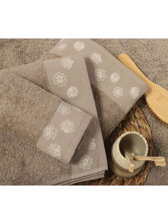 Nef-Nef Homeware Кърпа за ръце Anthem 30x50см. Бежов Тегло 500гр/кв.м