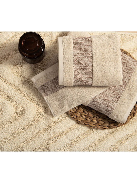Nef-Nef Homeware Кърпа за ръце Depreo 30x50см. White Тегло 500гр/кв.м