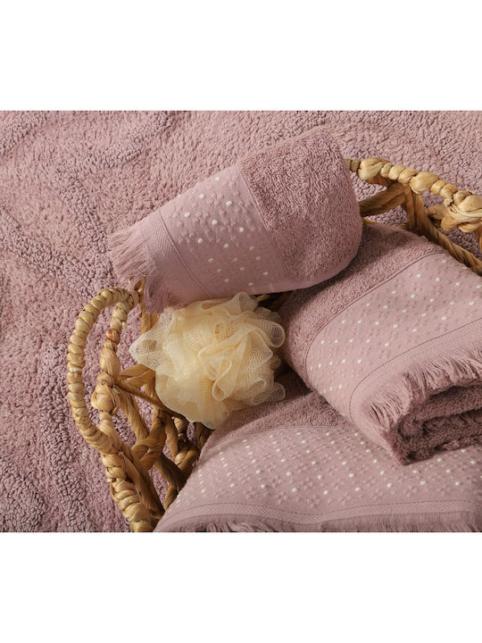 Nef-Nef Homeware Πετσέτα Χεριών Zasmen 30x50εκ. Green Βάρους 500gr/m²