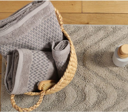Nef-Nef Homeware Handtuch Fonteste 30x50εκ. Peach Gewicht 500gr/m²