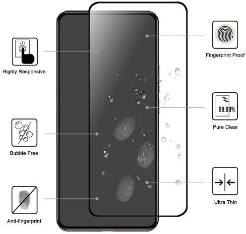 Full Glue Full Face Tempered Glass Μαύρο (Xiaomi 12T / 12T Pro)