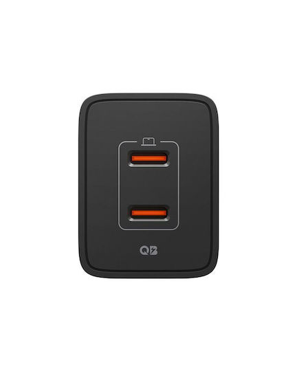 Spigen Φορτιστής Χωρίς Καλώδιο με 2 Θύρες USB-C 47W Μαύρος (Essential)