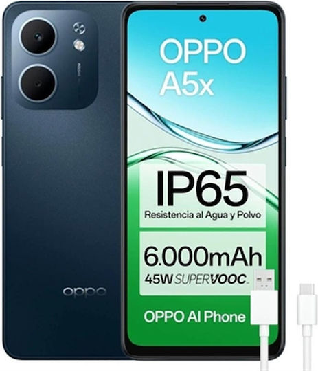 Oppo A5X 4G Dual SIM (4/128GB) Μπλε