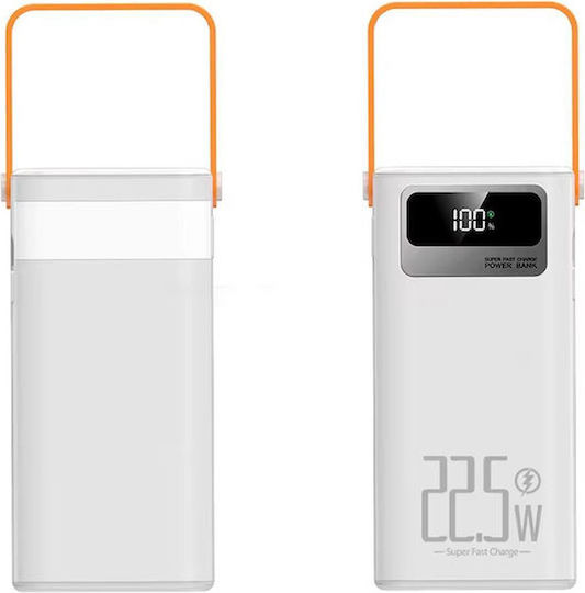 Andowl Q-XD7 Power Bank 26000mAh 22.5W with 4 USB-A Ports and 3 USB-C Ports White