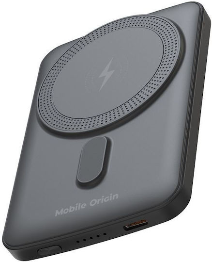 Mobile Origin MagSafe Power Bank 5000mAh 15W Power Delivery Μαύρο