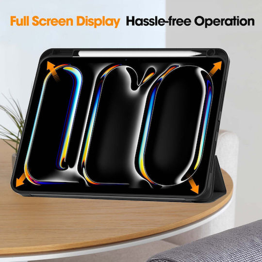 Smartcase Flip Cover Μαύρη (iPad Pro 2024 11)