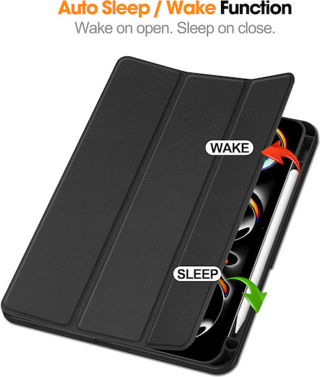 Smartcase Flip Cover Μαύρη (iPad Pro 2024 11)