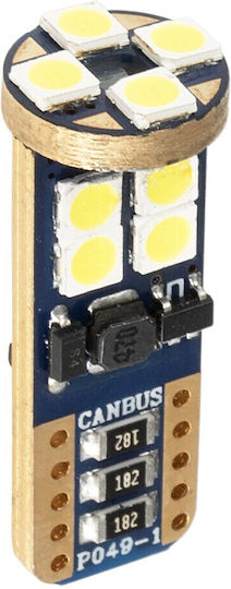 GloboStar Lamps Car Extreme Truck Series T10 Canbus LED 6000K Cold White 12V 1.4W 1pcs