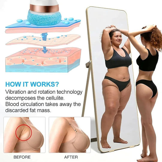 Massagegerät für den Körper gegen Cellulite mit Vibration