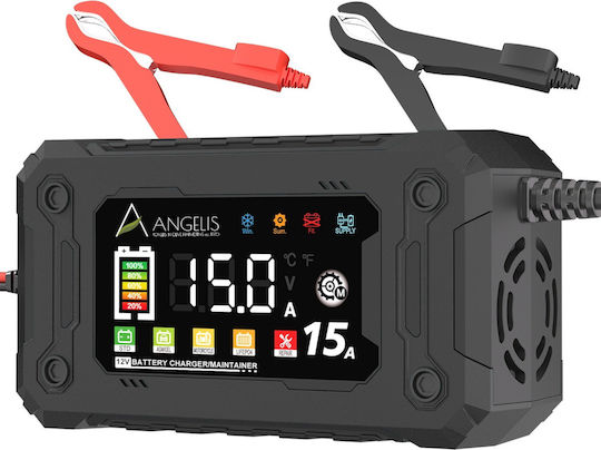 Agelis Car Battery Charger & Maintainer 12V