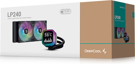 Deepcool LP240 Охлаждане AIO CPU с 2 Вентилатора 120mm и ARGB Осветление