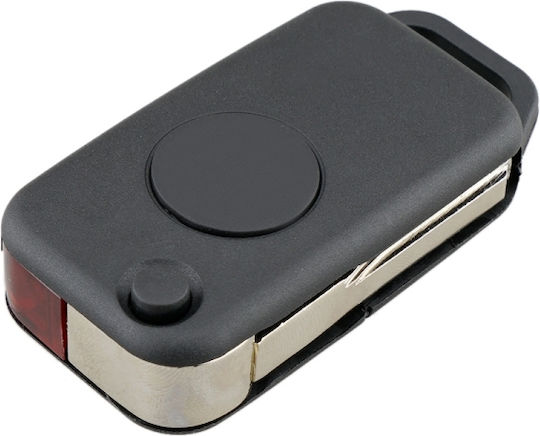 Foldable Car Key Shell with Blade with 1 Button for Mercedes Benz