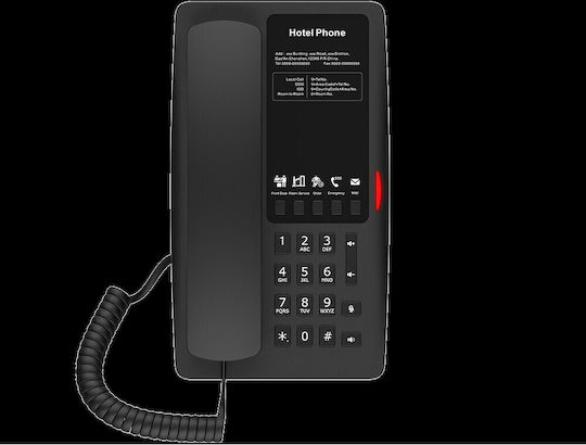 Fanvil H4w Cu fir Telefon IP Negru