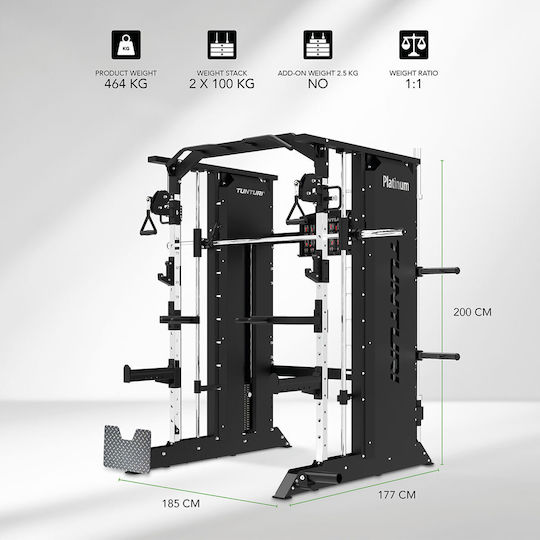 Tunturi Platinum Full Aparat multifuncțional de fitness cu greutăți 200kg