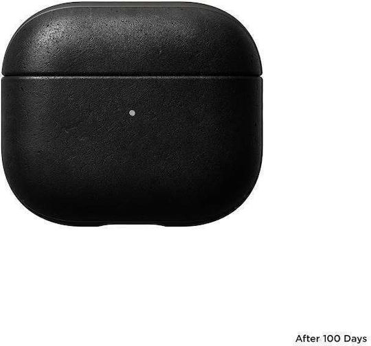 Nomad Θήκη Δερμάτινη σε Μαύρο χρώμα για Apple AirPods 4