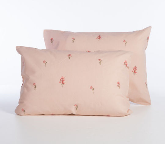 Nef-Nef Homeware Bamb.fragesca Pillowcase with Envelope Cover Ecru 52x72cm.