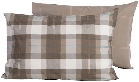 Nef-Nef Homeware Bamb.racket Калъфка за Възглавница с корица за плик Golden Brown 52x72см.