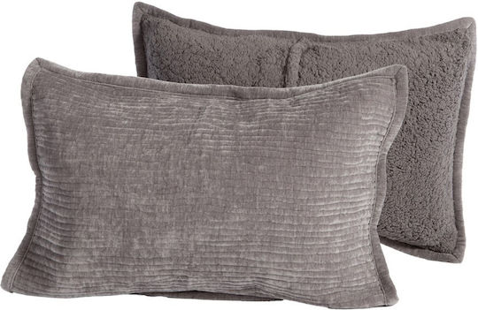 Nef-Nef Homeware Brave Pillowcase Set Oxford Black 52x72cm.