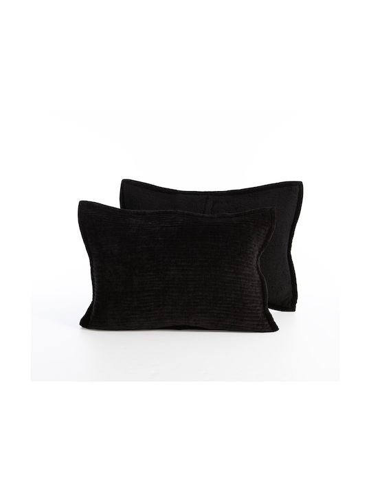 Nef-Nef Homeware Brave Pillowcase Set Oxford Mocca 52x72cm.