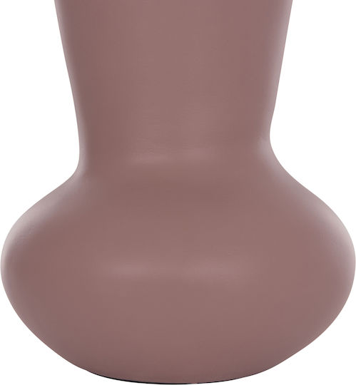 Homemarkt Σετ 2 Επιτραπεζια Διακοσμητικα Βαζα Chelin Ημ21144 Τερακοτα Μαυρο & Μωβ
