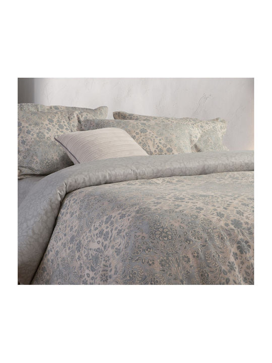 Nef-Nef Homeware Duvet Cover Set Cotton Queen with 2 Pillowcases 240x230 Demand Lilac Lilac