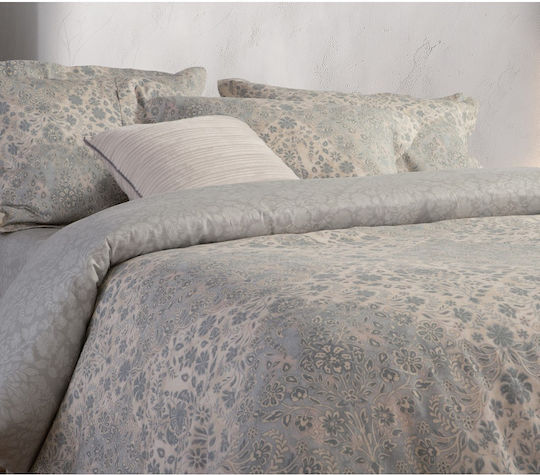 Nef-Nef Homeware Duvet Cover Set Cotton Queen with 2 Pillowcases 240x230 Demand Lilac Lilac