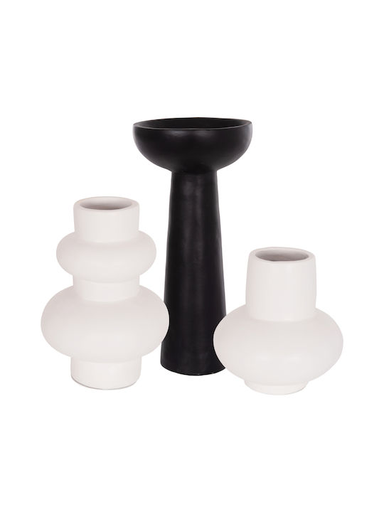 HomeMarkt Decorative Vase Lekkan White