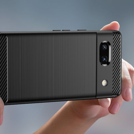 Back Cover Σιλικόνης Μαύρο (Google Pixel 7a)