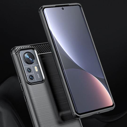Back Cover Silicone Black (Xiaomi 12 / 12XRealme 12x)