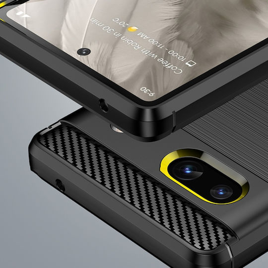 Back Cover Σιλικόνης Μαύρο (Google Pixel 7a)