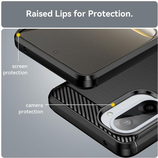Back Cover Σιλικόνης Μαύρο (OnePlus Nord CE5)